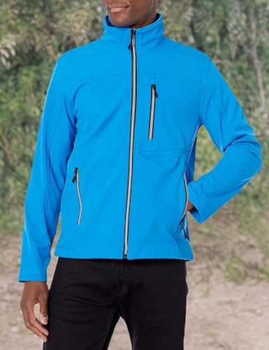 Image of GUESS Men's Softshell Long Sleeve 1 Chest Pocket Jacket