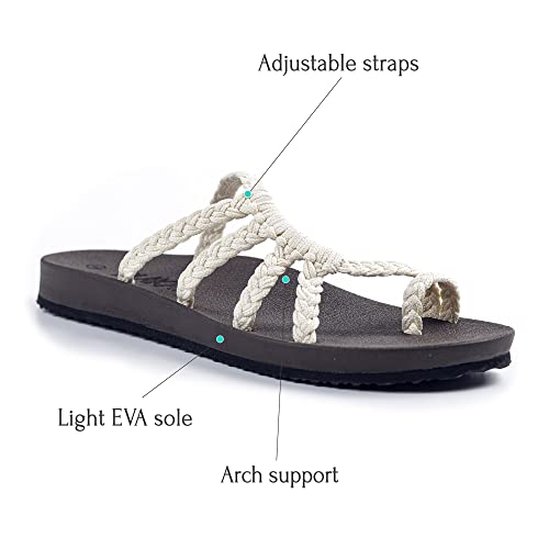 Image of Plaka Relief Flip Flops for Women with Arch Support | Comfy Sandals for Women | Perfect for the Beach, Long Walks or Poolside