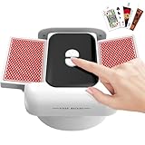 WLYSZCN Automatic Card Shuffler with Dual Modes, 1-2 Decks, Smart Stop, Low Noise, Rechargeable & Portable Shuffler Machine for Poker, UNO, Blackjack, Skip-Bo, Phase 10