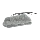 Tnfeeon Couverture Confortable pour Oiseaux, Matériau Polaire Doux pour Abri d'hiver pour Petits Perroquets, Lit d'oiseau en Peluche Chaud et Confortable pour Conure Dorée, Perruche Moine et (GREY)