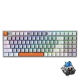 Équipé d'une connectivité tri-mode, ce clavier offre une utilisation flexible pour les configurations filaires et sans fil