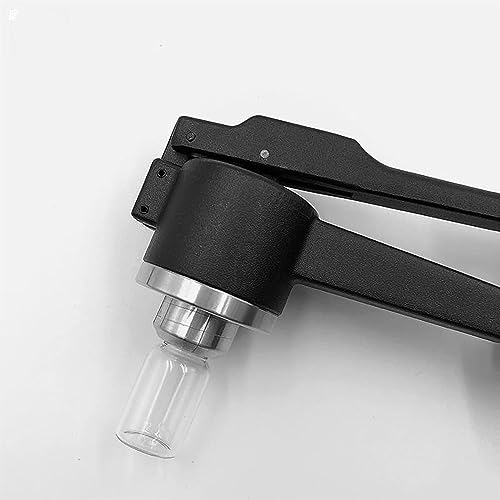 Herramienta crimpadora de aluminio, máquina prensadora manual de viales y tapas de botellas, de acero inoxidable, crimpado eficiente para varias botellas