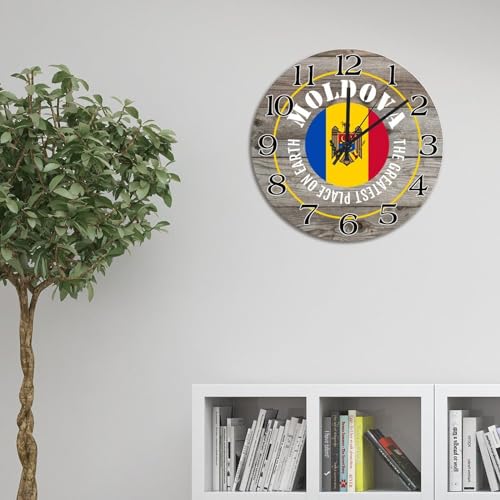 Horloge murale Moldavie pour salon rustique maison