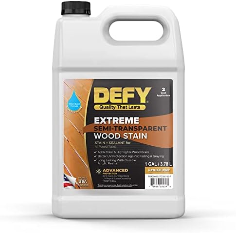 Defy Extreme Wood Stain Natural Pine 1-gallon