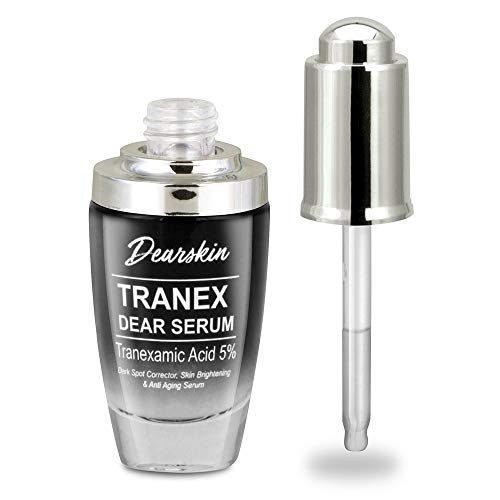Tranexamic Acid Serum 5% Kojic Acid 5% Vitamin C Hyaluronic Acid And Glycolic Acid. Dark Spot Remover Melasma Treatment For Face And Neck Cruelty Free Facial Serum Anti Aging Vegan (1.01 Fl Oz (Pack Of 1)) #TOP6