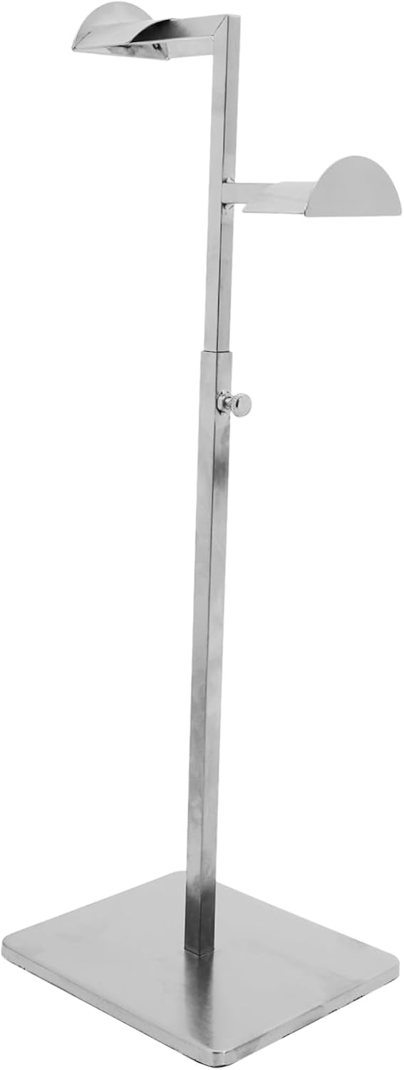 OUNONA Adjustable Handbag Display Stand Stainless Steel Crossbody Bag Hanger Height Adjustment for Retail Stores