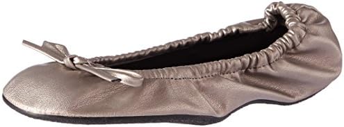 Alora Foldable Flats with Carrying Case, Gun Metal, Medium