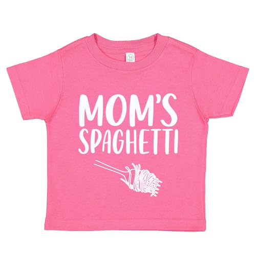 Tees & Tails Mom's Spaghetti 90s Hip Hop Retro Baby Infant Toddler Tee Shirt (Assorted Colors)