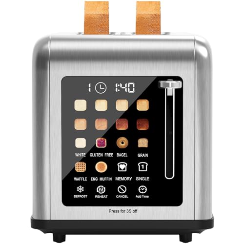 2 Slice Toaster Touch Screen,...