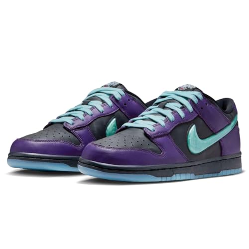 [ナイキ] ダンク ロー レトロ⁠リミテッド DUNK LOW RETRO⁠LIMITED ブラック/グランドパープル/アルチザンティール IB2267-001 26.5cm