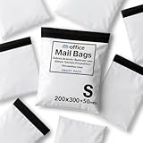 m-office Bolsa Envío 25 uds S (200×250+50 mm) – Sobres envíos | Bolsas Ropa vinted | Embalaje Paquetes Shipping Bags | Envíos Online