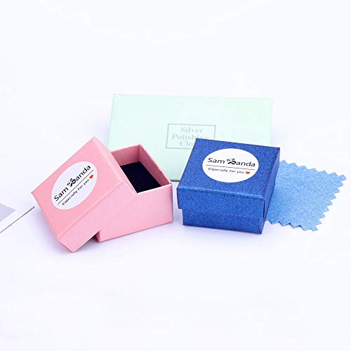 Abalorio de plata 925 con trébol de cristal verde para pulseras de mujer en caja de regalo 6