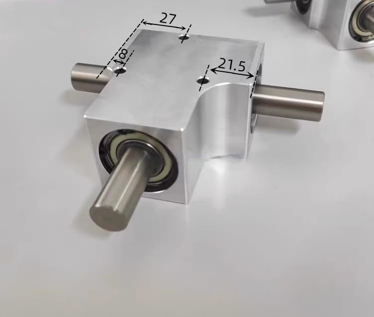 Angle Steering 1pcs 1.5 Module 19 Teeth Spiral Bevel Gear Steering Gearbox 1 to 1 Speed Ratio Right Angle Commutator 15mm Output Shaft Driving Change