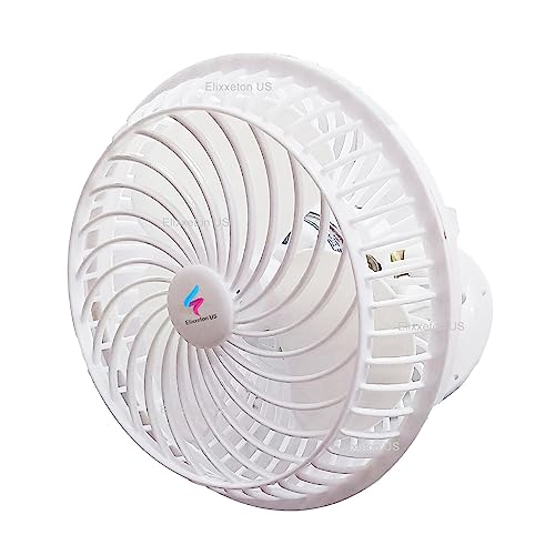 Image of Cabin Fan 9 Inch || 1 Year warranty || High Speed Motor || New HSLV technology || 100% Copper Motor || 1 Year Warranty || Cabin Fan || White || JM730