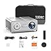 YABER U10 SE Projector with WiFi and Bluetooth, Native 1080P, 4K Supported, Projector for Outdoor Movies, 300 Inch, Zoomable, 10W Speakers, Home Theater, Compatible with TV Stick, iOS, Android-Premium
