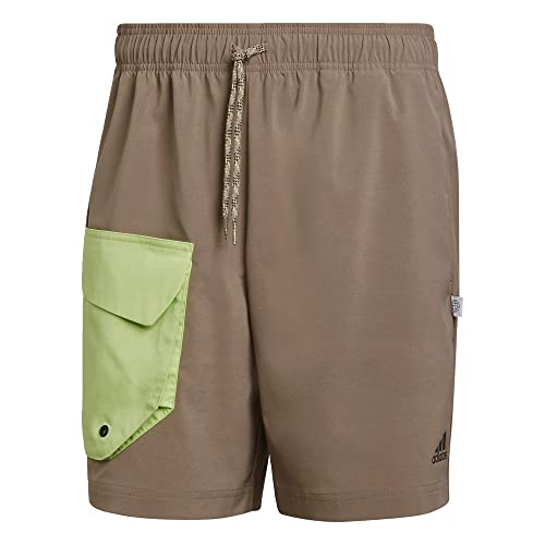 Short cargo marron Adidas pour vos randonnées d'été en taille M