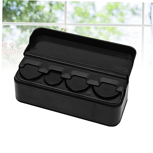 Caja organizadora para monedas negra miniatura 4
