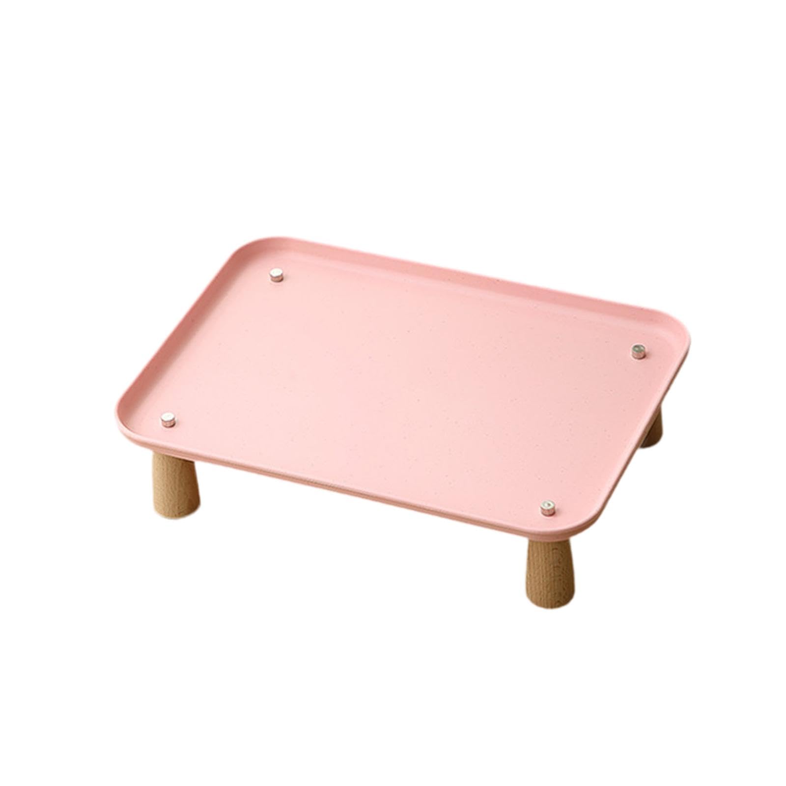 Sharplace Raised Pet Feeder Stand, Non-Slip Elevated Cat Dog Bowl Stand for Protects Pet Neck, Easy to Clean, Compatible with Automatic Feeder, for Small Medium Dogs & Cats, Home Kitchen Use, Pink