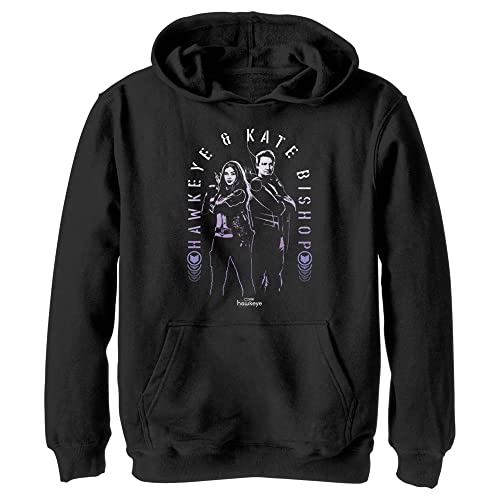 Sweat à capuche Marvel Hawkeye Kate Bishop noir pour garçon en taille XL