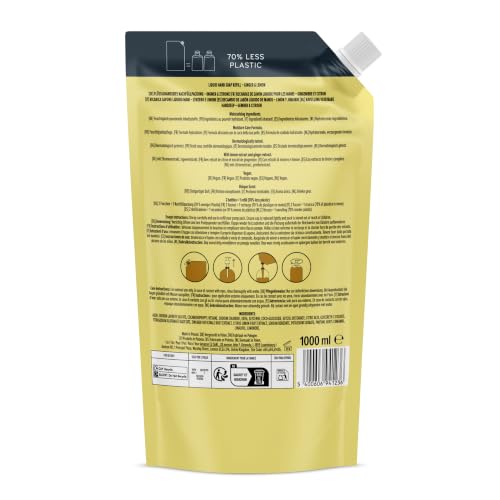 by Amazon Ingwer und Zitrone Handseife Nachfüllpack 2 x1000ml
