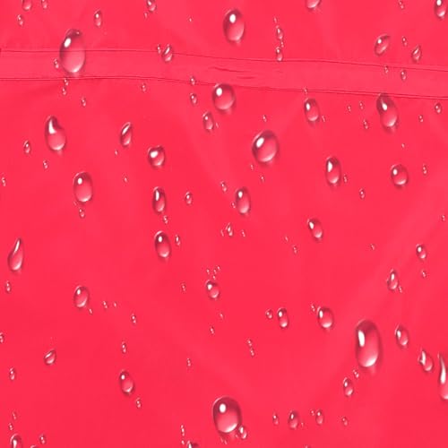 PRETYZOOM Capa de peluquería impermeable para salón de cabello, capa roja para barbería profesional miniatura 6