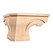 Rounded Corner Pedestal Foot with Bead