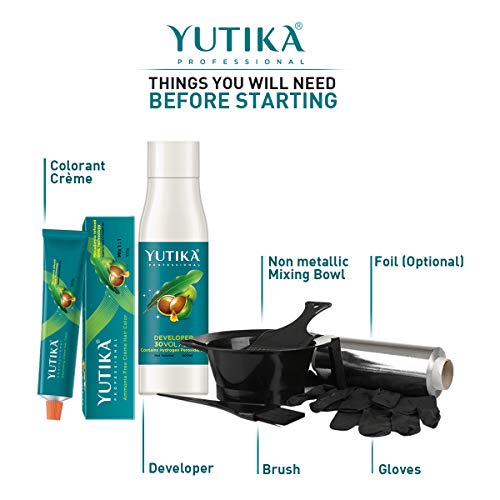 Image of Yutika Professional Hair Developer 20 Volume (6%) Hair Color, 250Ml - White