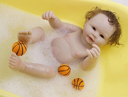 Otard Reborn Baby Dolls Boy Newborn Silicone Full Body Lifelike Doll 22 Inch With Male Part Washable Handmade Open Mouth With Pacifier #TOP6
