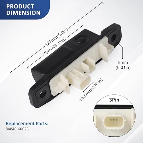 Bouton de commande de hayon arrière robuste Land Cruiser VDJ200 84840-60023