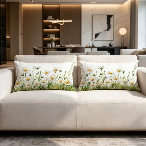Housse de Coussin Printemps 40x80 Impression Recto Verso avec Fermeture Éclair Invisible - 5