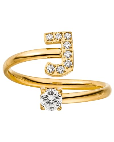 Bague avec lettres pour femme pour un look individuel au quotidien