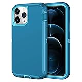 CHEERINGARY Compatible with iPhone 12 Pro Case Protective Shockproof Heavy Duty Anti-Scratch Cover for Men Women Full Body Protection Case Compatible with iPhone 12 Pro iPhone 12 6.1 inches Teal Green