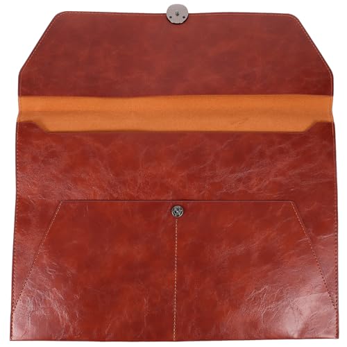 SECFOU ���U�[�t�H���_�[ ��e�ʃt�@�C���P�[�X �ϖ��� �Ռ��z�� �{�^�����ߎ� ���ގ��[�I�[�K�i�C�U�[ �r�W�l�X �o���p�v���h�L�������g