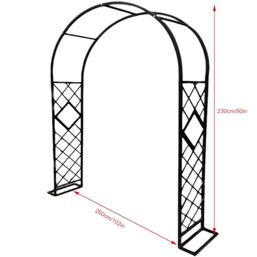 Arche pour fleurs et plantes grimpantes structure stable 260 cm - 7