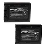 EXTENSILO 2x batteria compatibile con Samsung HMX-H200BP, HMX-H200, HMX-H203, HMX-H203BN, HMX-F80, HMX-F50 fotocamera (2000mAh, 3,7V, Li-Ion)