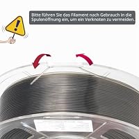 iSANMATE PLA Transparent High Speed Filament 1.75mm, Hohe Geschwindigkeit 3D Drucker Filament PLA für Schnelles Drucken Geeignet, 1KG/Spule (2.2 LBS), 30-300mm/s – Ansicht 7