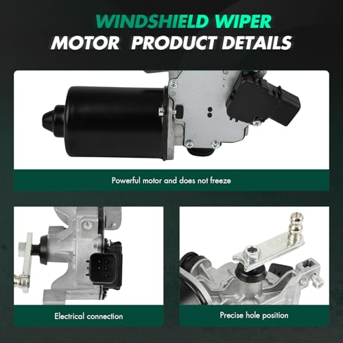 Image of SCITOO Windshield Wiper Motor Compatible for Hyundai for Sonata | Direct fit for 2006-2010 For Hyundai For Sonata|Replaces OE 981102F000,981103K000|5 Pins|Fit for Front Wiper Motor