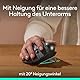 Logitech MX Ergo S Advanced kabellose Trackball-Maus, über USB-C wiederaufladbare kabellose ergonomische Maus mit Bluetooth und verschlüsseltem Dongle, 6 programmierbare Tasten, für PC/Mac - Graphit