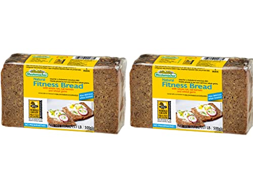 Mestemacher Whole Grain Bread (Fitness, 17.6 oz, pack of 2)