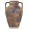   Rustic-Vase-with-2-Handles-Farmhouse-Vase-for-Home-Decor-Terracotta-Vase-and-Vintage-vase-Vintage-Stone-Vase-Suitable-for-Home-Decor-Living-Room-Shelf-Decor-Dining-Table-Decor