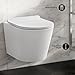 Swiss Madison Well Made Forever SM-WK465-01C - Calice Wall-Hung Round Toilet Bundle, Glossy White