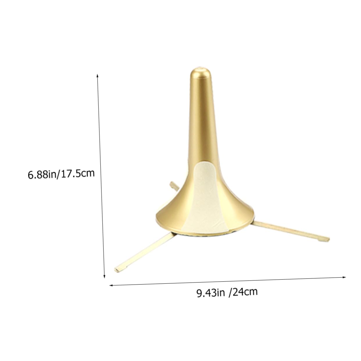 SUPVOX 3 Portable Metal Trumpet Stand Leg Design for Easy Transport Durable Instrument Holder for Trumpet Players present for Musicians and Students