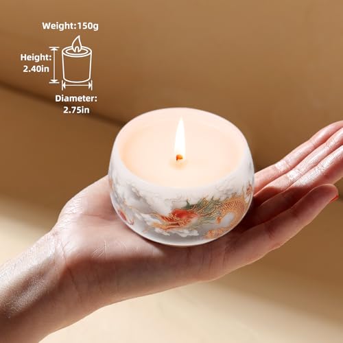 KONNI-Christmas-Gifts-Candles-for-Women-Men-2PCS-53-Oz-Wisteria-Scent-Ceramic-Jar-Candles-Home-Scented-60-Hours-Bruning-Time-Soy-Wax-Dragon-and-Phoenix-Aromatherapy-Candles-New-Year-Decoration KONNI Christmas Gifts Candles for Women Men 2PCS 53 Oz Wisteria Scent Ceramic Jar Candles Home Scented 60 Hours Bruning Time Soy Wax Dragon and Phoenix Aromatherapy Candles New Year Decoration
