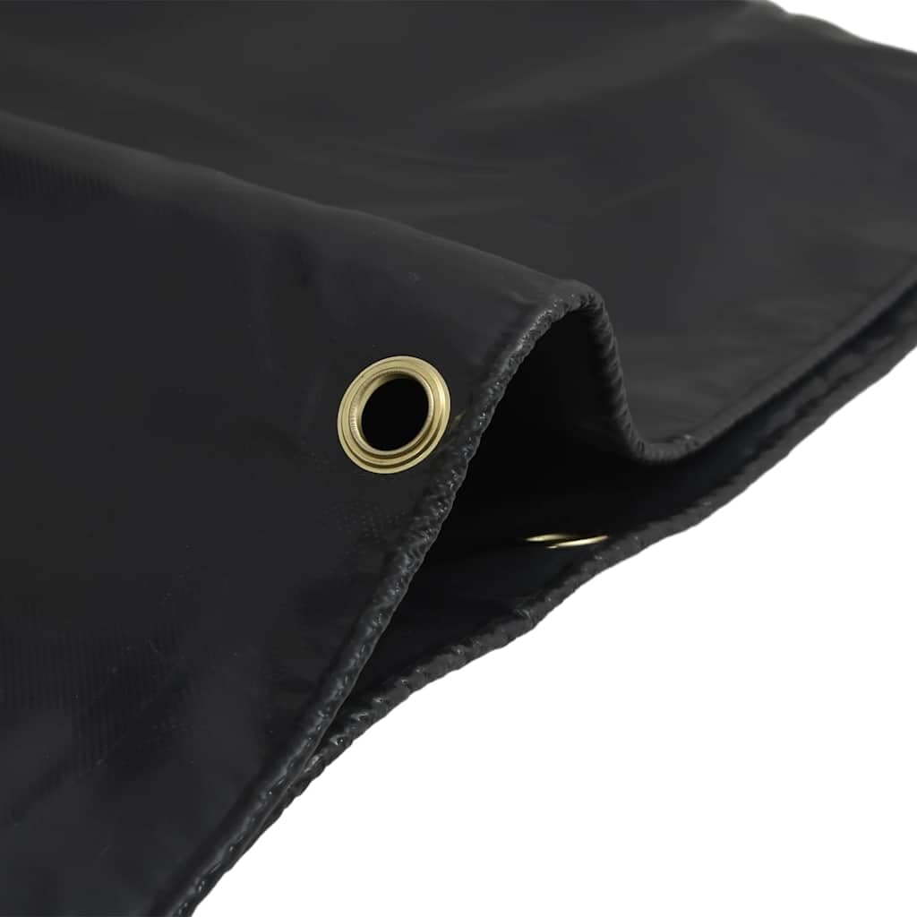 Telone di copertura, antracite, 5 x 7 m, 650 g/m², in tela con rivestimento in PVC, resistente alle intemperie, con occhielli, per mobili da giardino, legna da ardere, auto, barca, campeggio