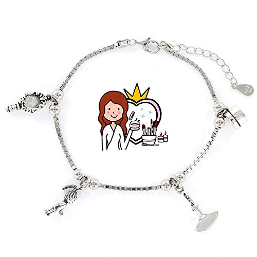 Eres lo mas mujer Pulseras Profesiones Plata (Esteticista)