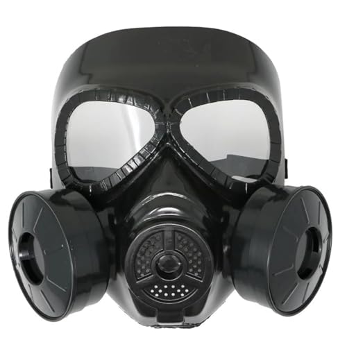 CREATIV DISCOUNT Spielzeug PVC-Gasmaske schwarz größenverstellbar