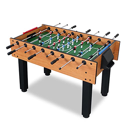 Samnuerly Kickertisch Großer Standard 8-poliger Kickertisch für Erwachsene Indoor-Fußballtisch (C)