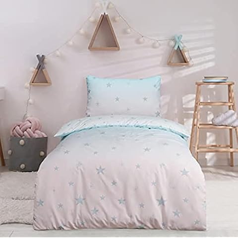 Starry Ombre Metallic Duvet Cover Set Cover