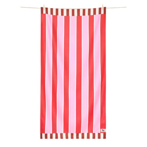 Waffle Banyo Havlusu L 160 x 90 cm – Hızlı Kuruyan, Yumuşak Dokulu, Hafif Mikrofiber Banyo Havlusu – Cherry Bomb