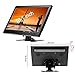 immagine 3CAMECHO Monitor a colori TFT LCD da 10,1 pollici, Full HD 1024 x 600 BNC/AVI/VGA/ingresso HDMI, compatibile con PC, DVD, telecamera di sorveglianza e telecamera di backup